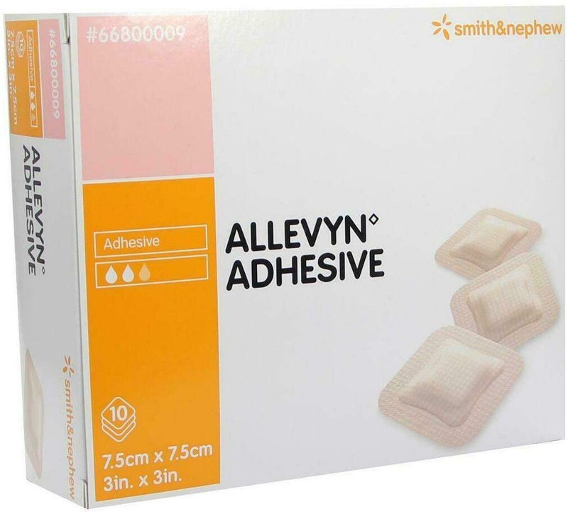 Allevyn Adhesive 7,5x7,5 cm Verbände
