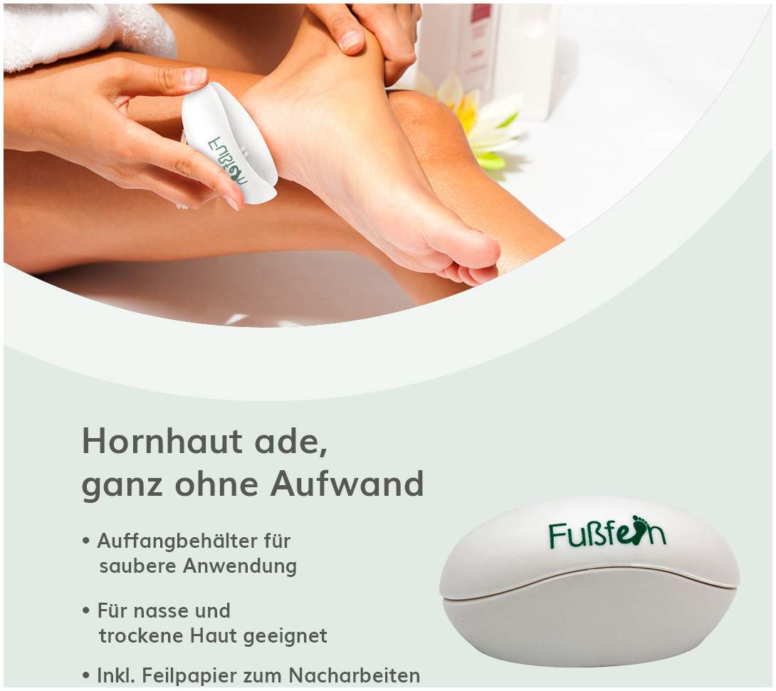 Fußfein Hornhautentferner