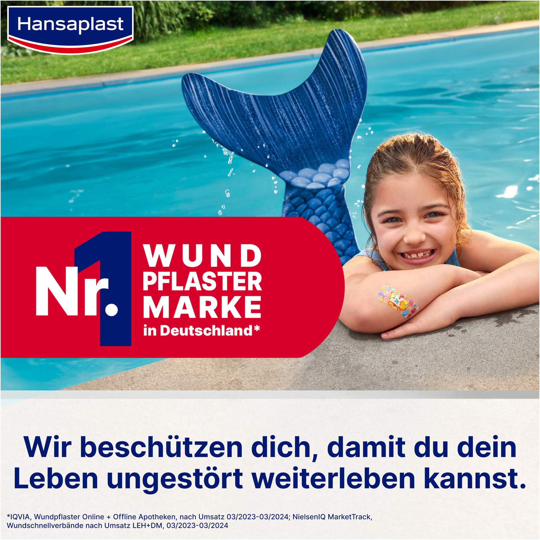 Hansaplast Kinder Pflasterstrips Aqua Protect 20 Stück