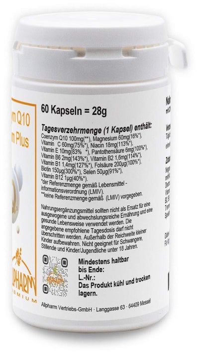 Coenzym Q10 Premium Plus Kapseln