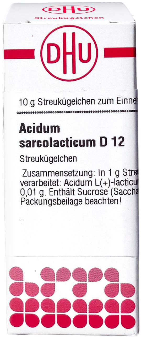 Dhu Acidum Sarcolacticum D12 Globuli 10 G