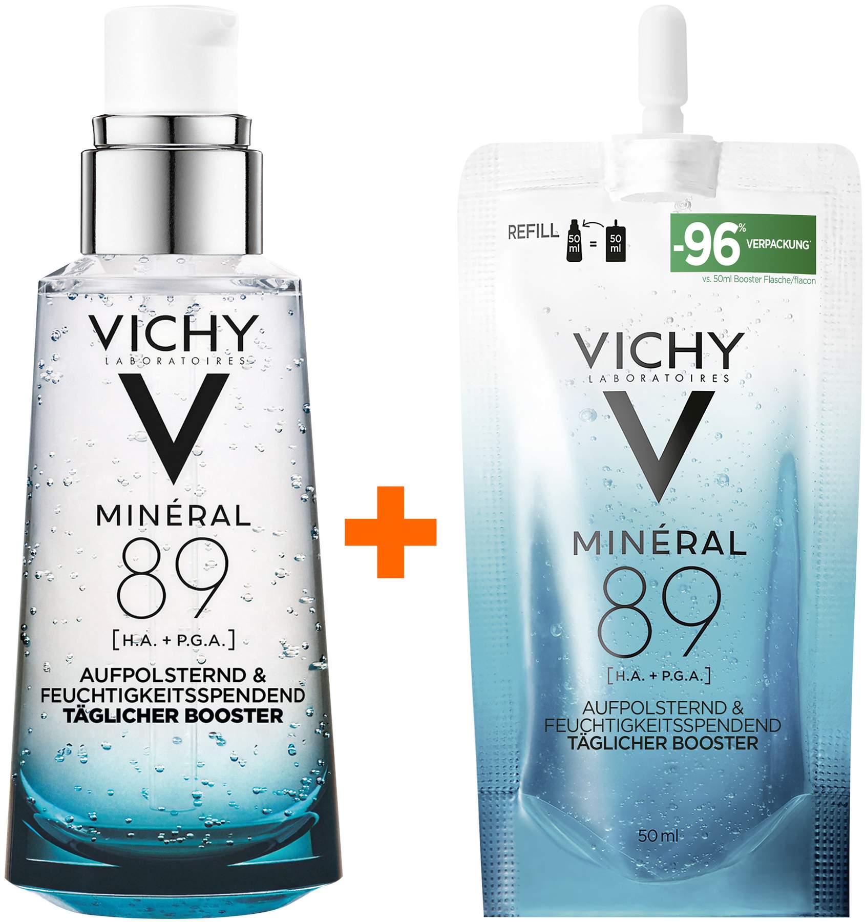 Vichy Mineral 89 Elixier 50 ml + Vichy Mineral 89 Elixier 50 ml Refill