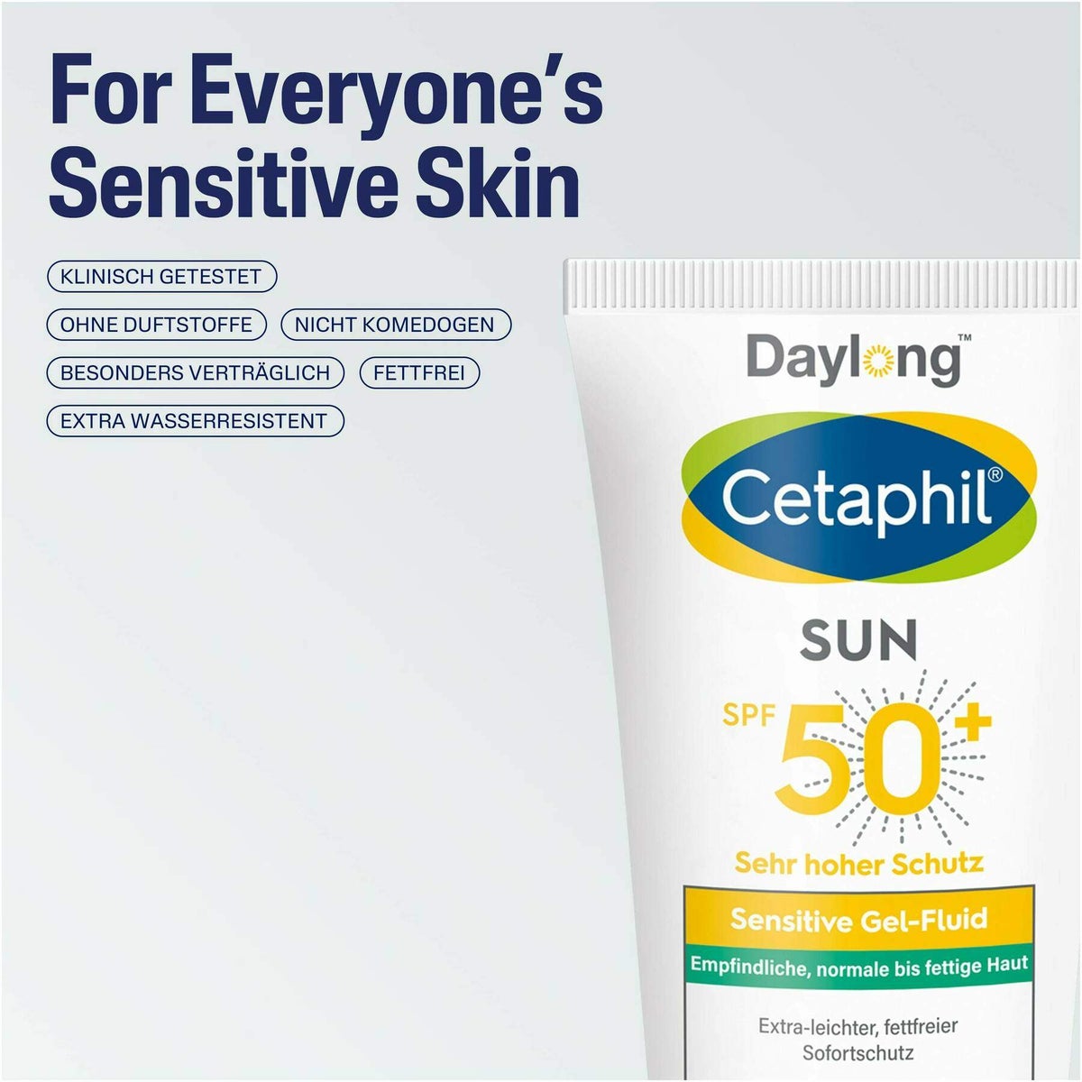 Cetaphil Sun Daylong SPF 50+ sensitives Gel - Fluid Gesicht 50 ml