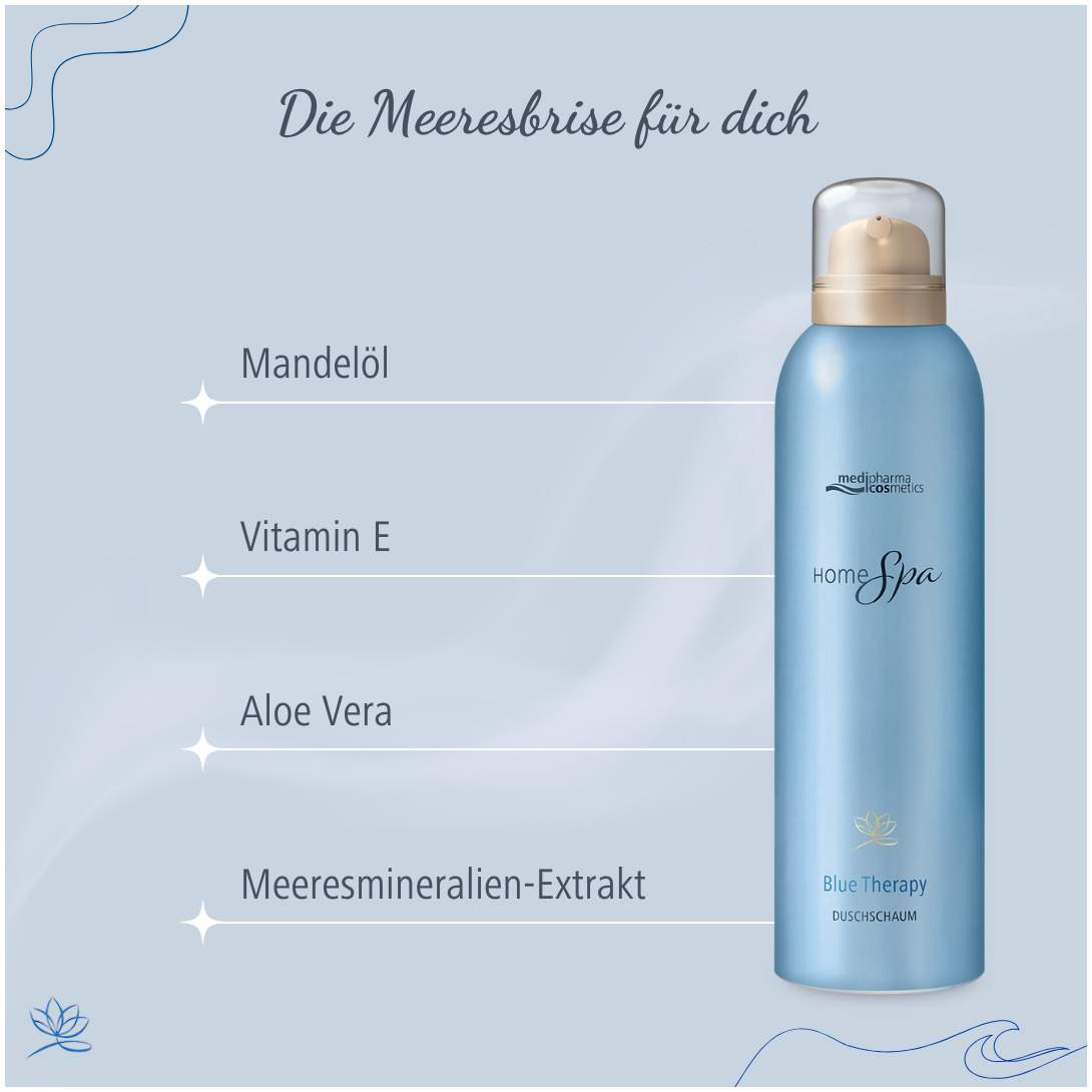 medipharma cosmetics Home Spa Blue Therapy Duschschaum 200 ml