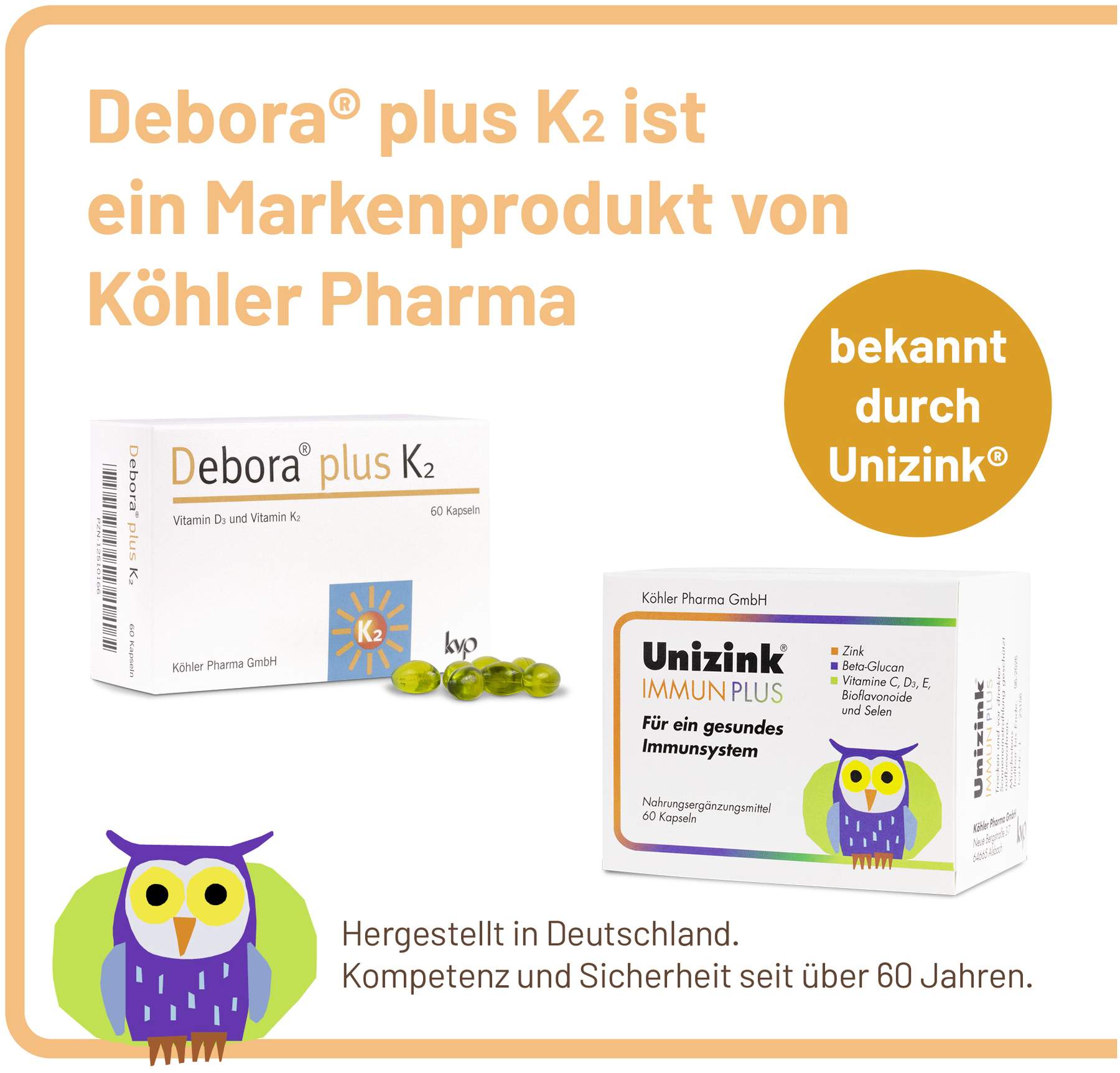 Debora Plus K2 60 Kapseln