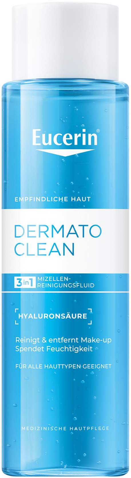 Eucerin Dermatoclean Hyaluron Mizellen Reinigungsfluid 3in1  400 ml