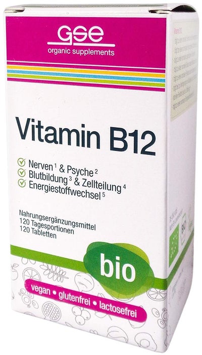 Gse Vitamin B12 Compact Bio Tabletten 120 Stück