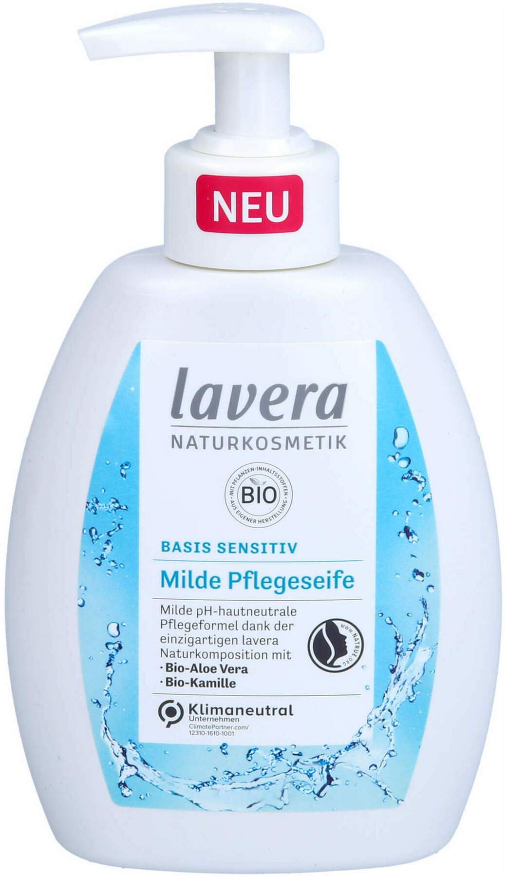 Lavera Basis Sensitiv Milde Pflegeseife 250 ml