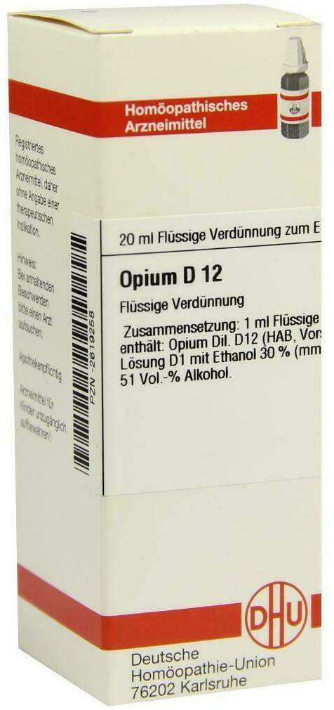 Dhu Opium D12 Dilution