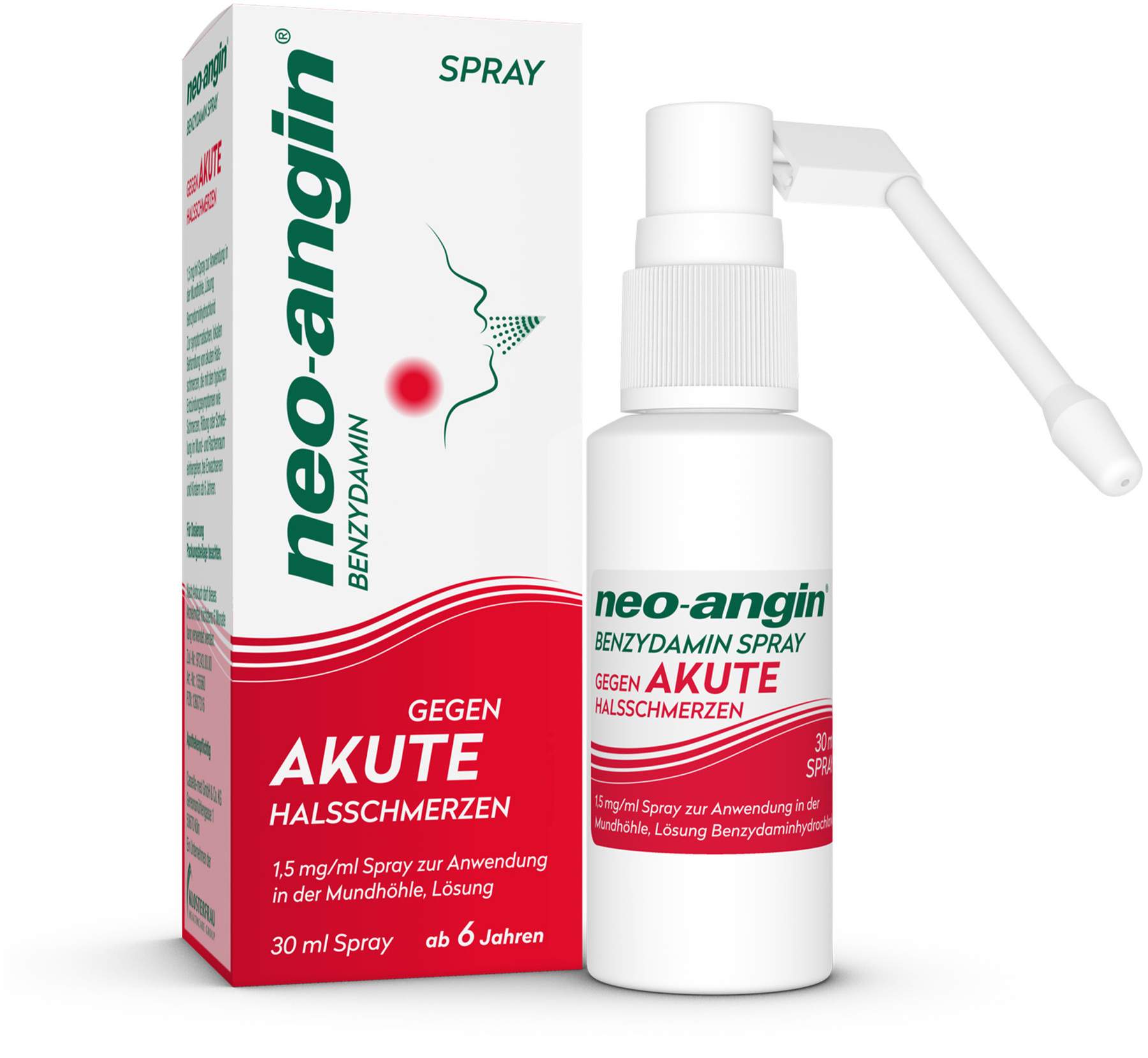 Neo Angin Benzydamin akute Halsschmerzen Spray 30 ml