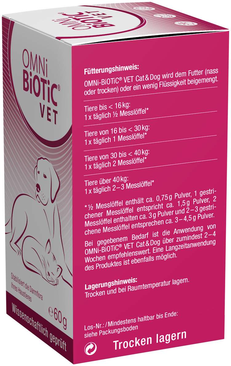 Omni Biotic Vet Cat & Dog 60 g Pulver