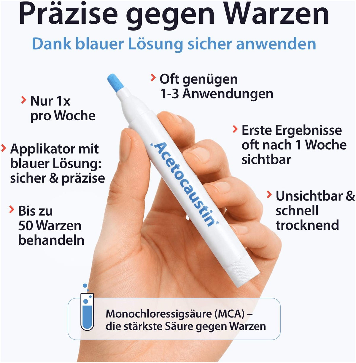 Acetocaustin Stift gegen Warzen 3 ml