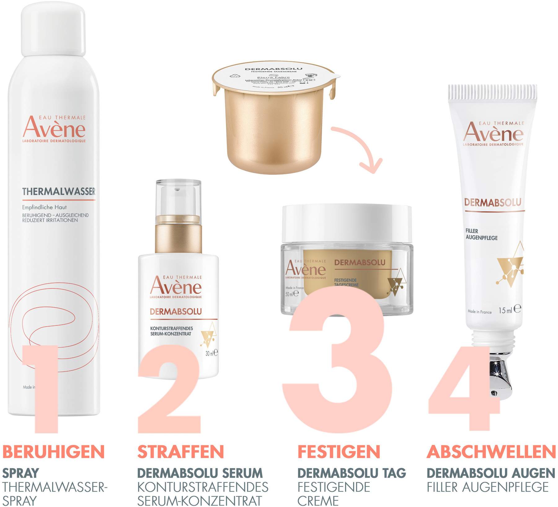 Avene Dermabsolu Tagescreme Nachfüllpack 50 ml