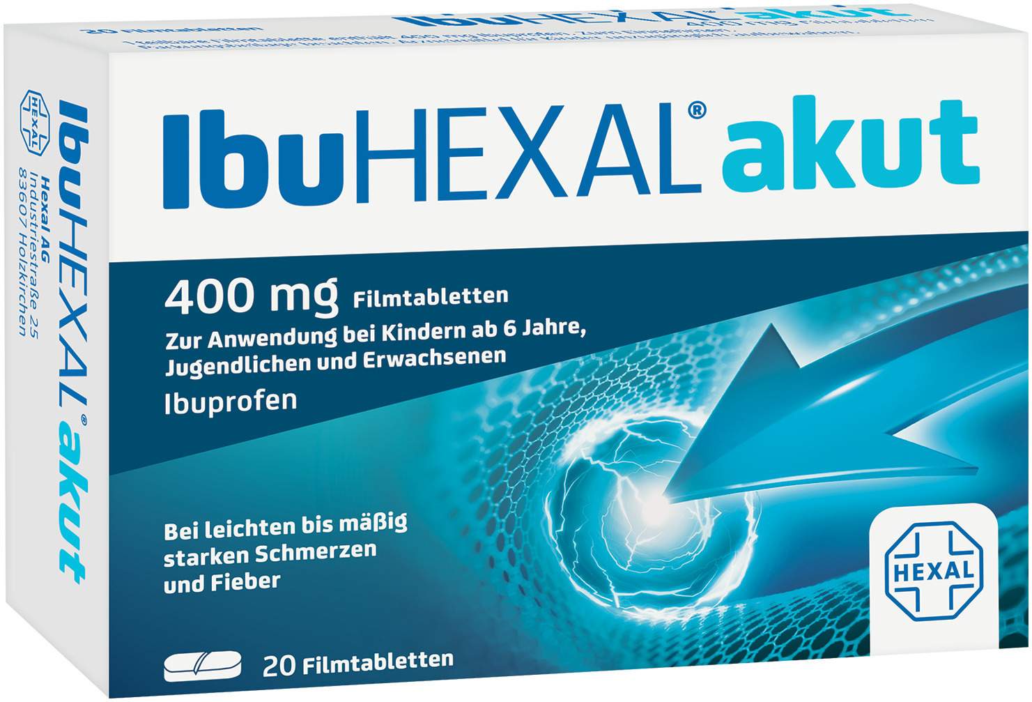 IbuHexal akut 400 mg 20 Filmtabletten