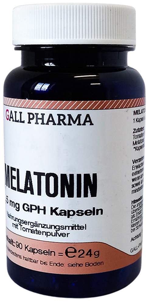 Melatonin 0,5 mg Gph Kapseln