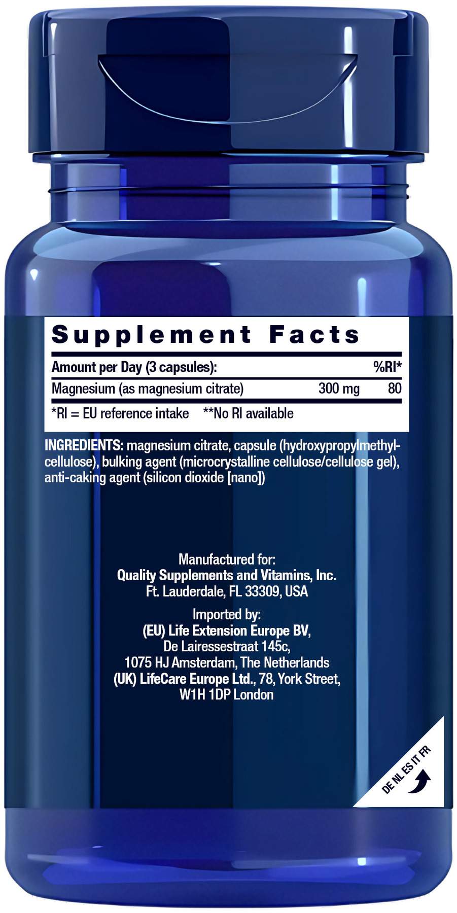 Magnesium Citrate 100 mg 100 Kapseln