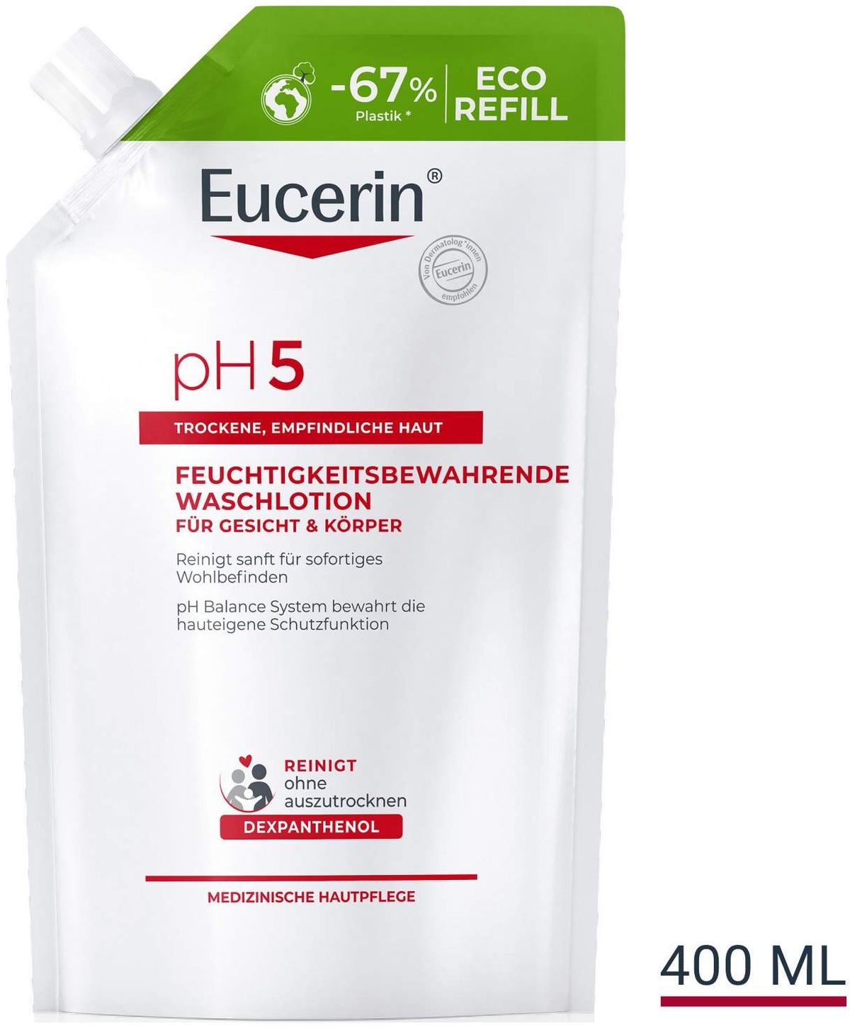 Eucerin pH5 Waschlotion empfindliche Haut Nachfüllbeutel 400 ml