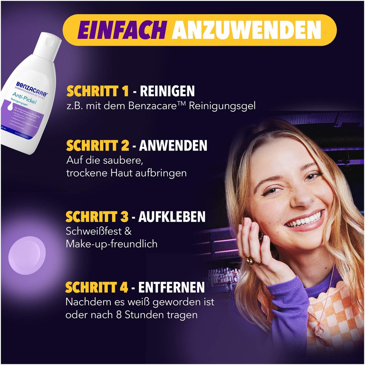 Benzacare Power Patch Skin Repair 23 Pflaster