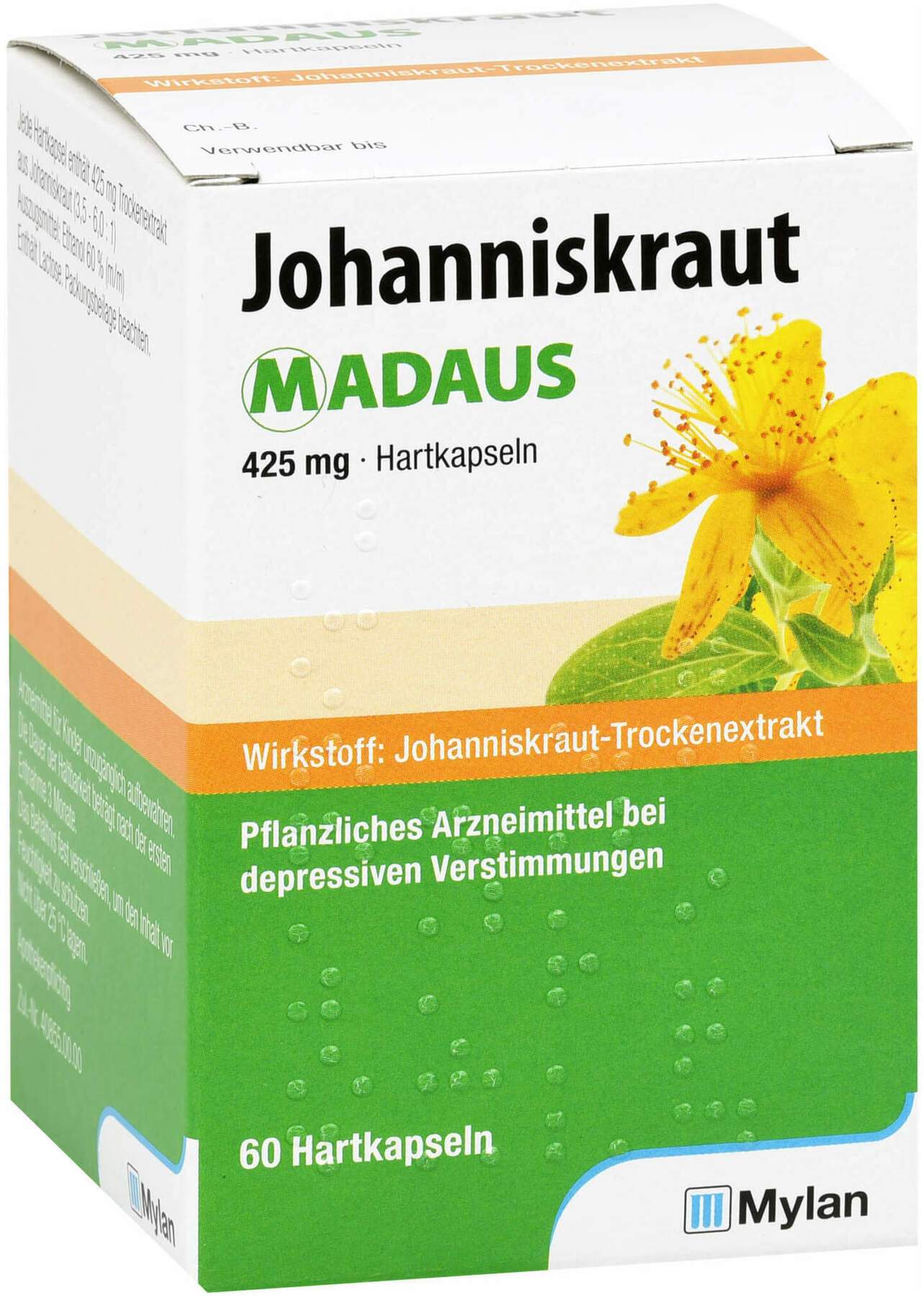 Johanniskraut Madaus 425 mg Hartkapseln