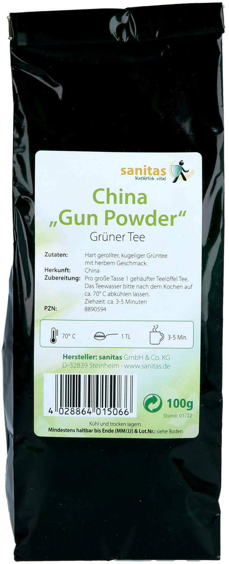 Grüner Tee Gunpowder 100 G