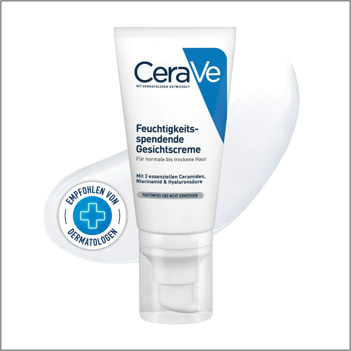 CeraVe Feuchtigkeitsspendende Gesichtscreme 52 ml + gratis Schäumendes Reinigungsgel 20 ml