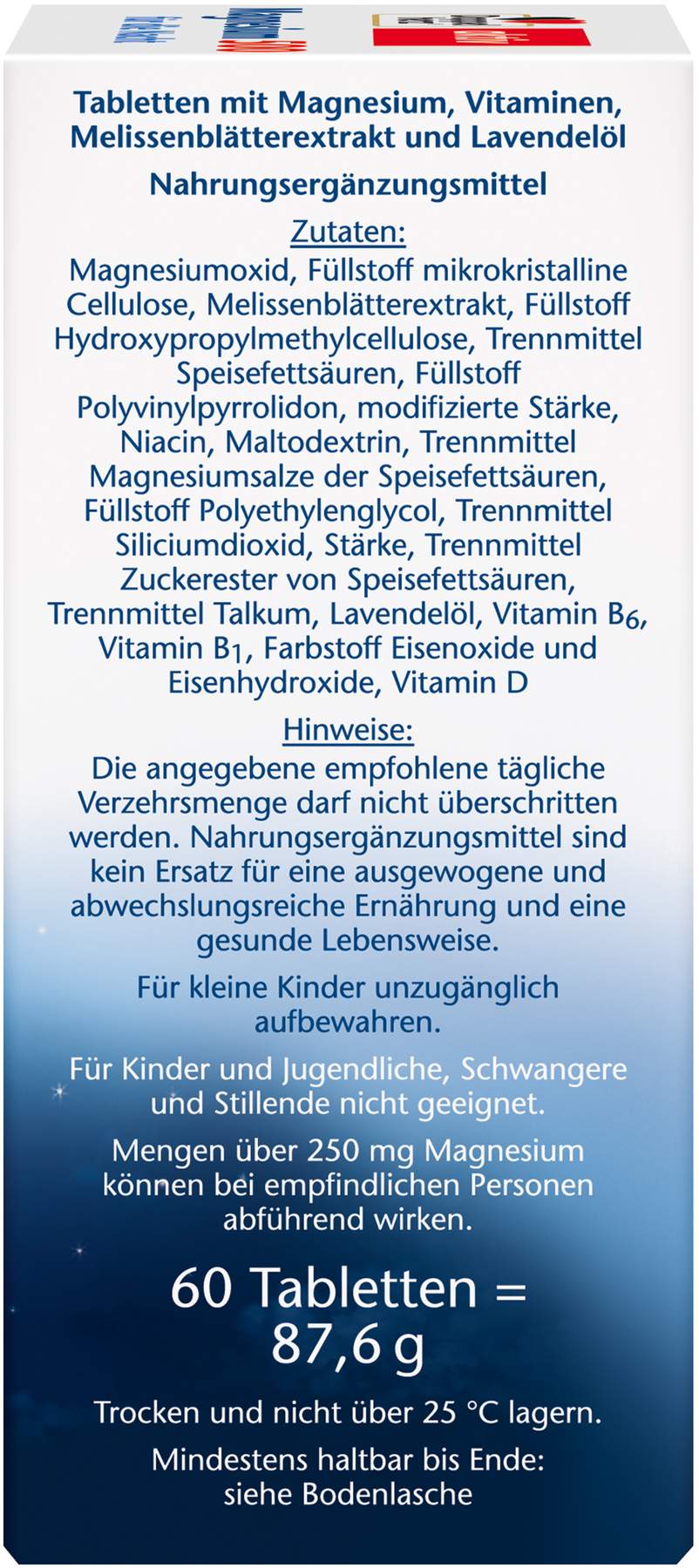 Doppelherz Aktiv Magnesium 500 Für die Nacht 60 Tabletten