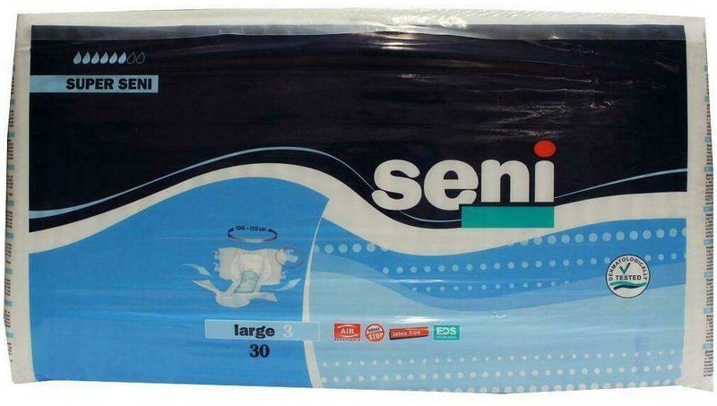 Super Seni Gr.3 Gr. L 30 Windelhosen Für Erwachsene
