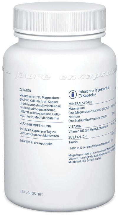 Pure Encapsulations Magnesium Energy 60 Kapseln