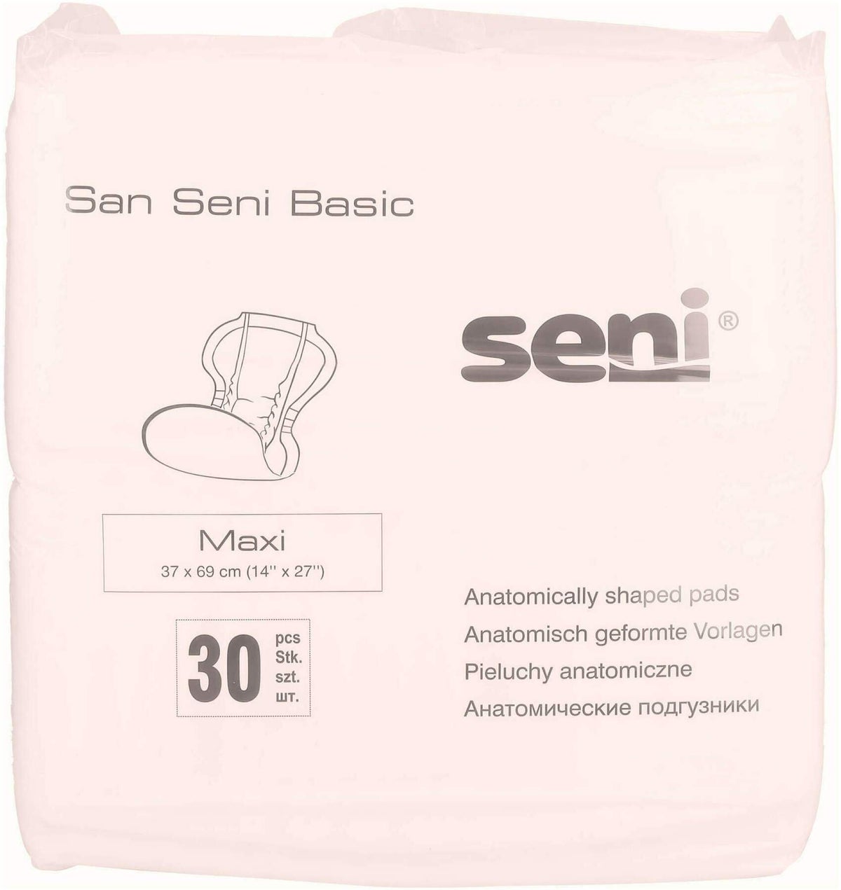 San Seni Basic Anatomische Vorlagen Maxi 30  Stk