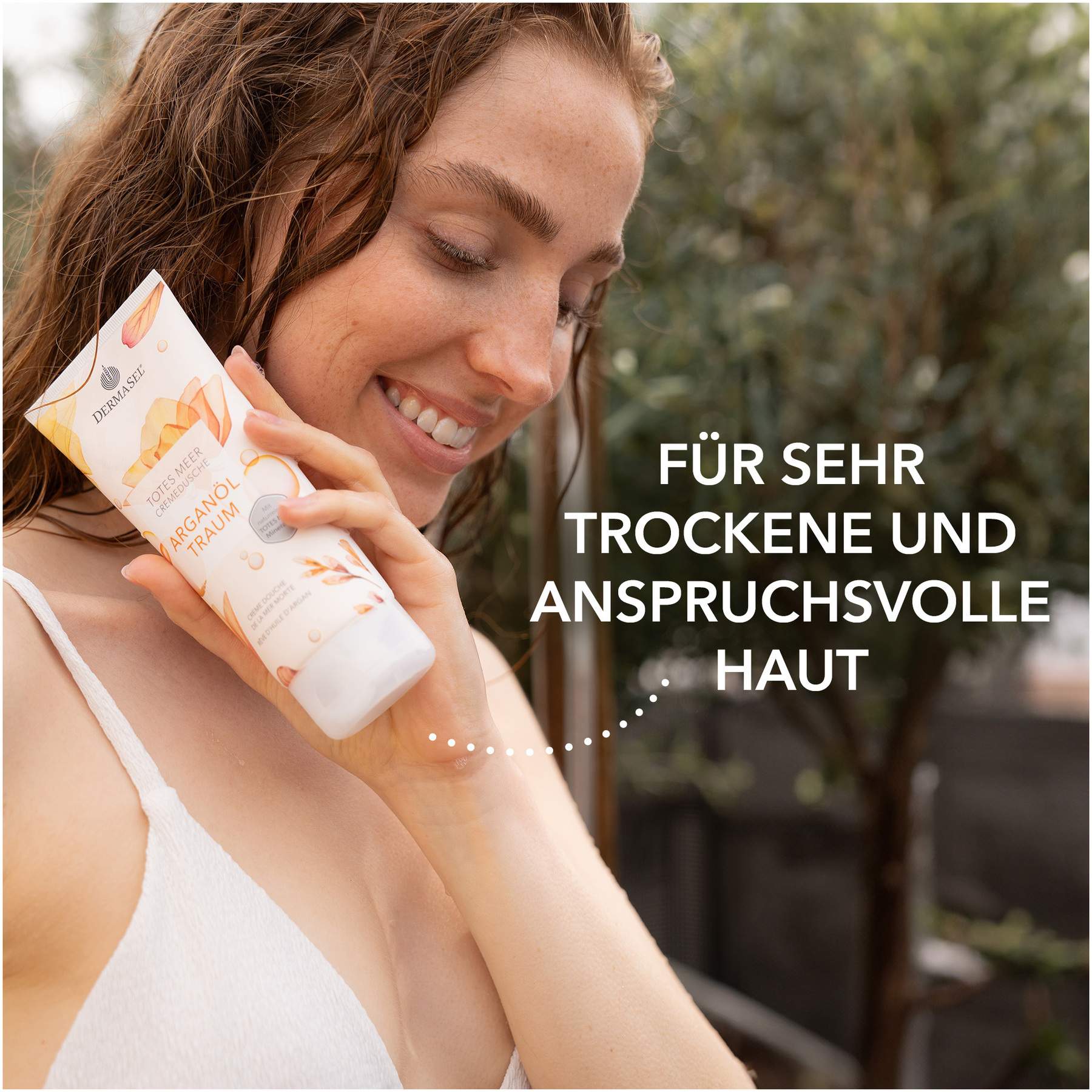 Dermasel Totes Meer Cremedusche Arganöl Traum 200 ml