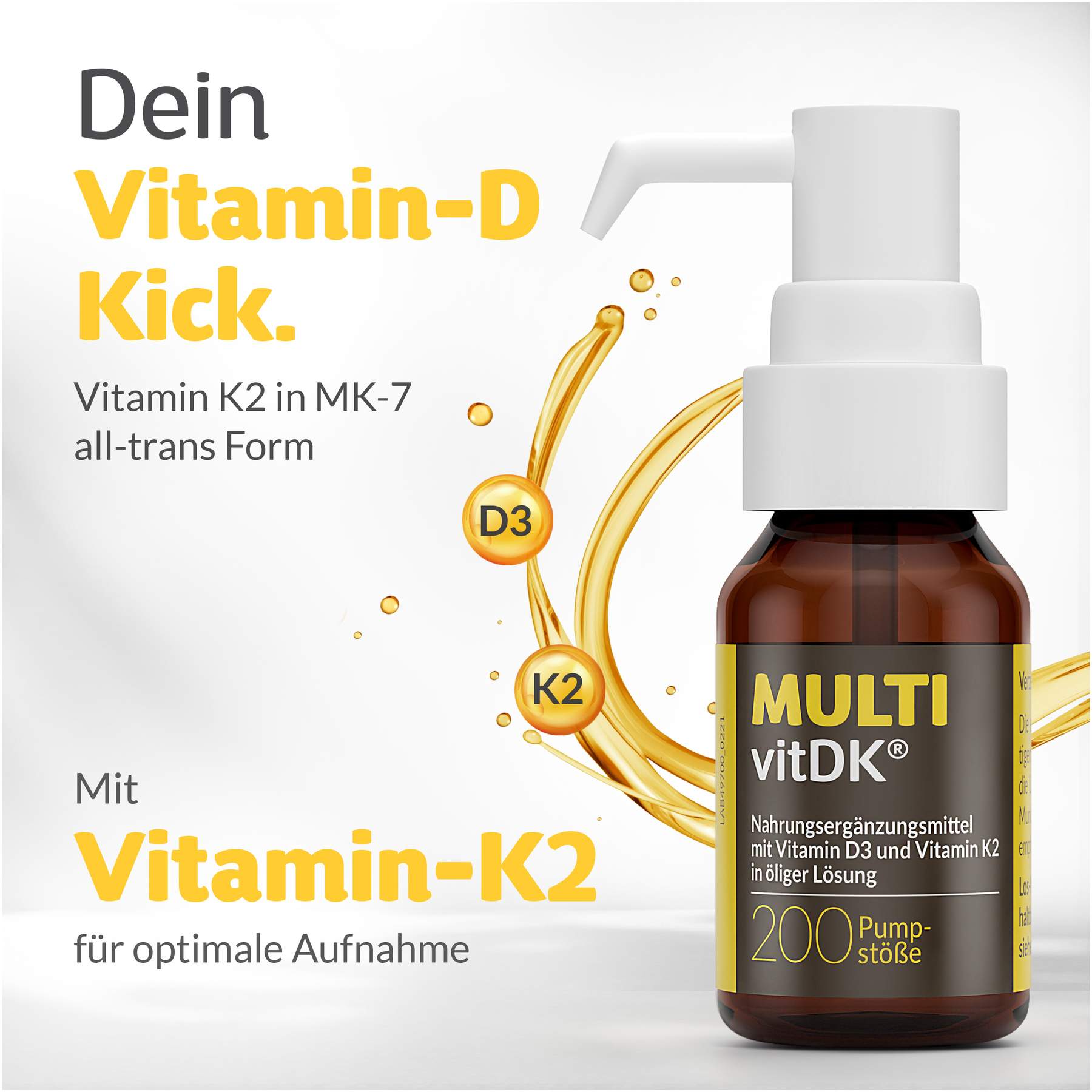 Multivitdk Lösung Vitamin D3+k2 10ml