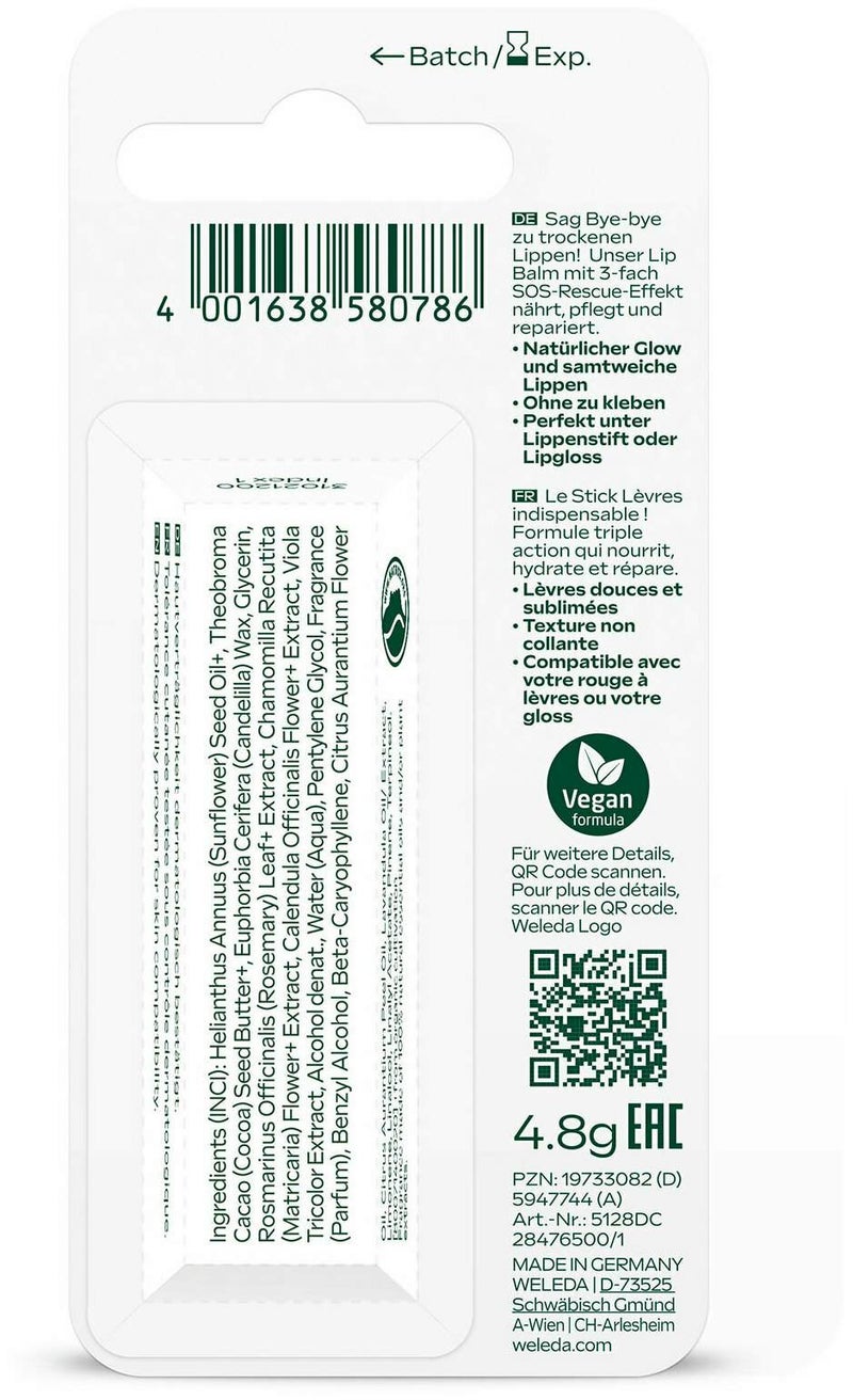 Weleda Skin Food Lip Balm Mit Karton 4,8 G