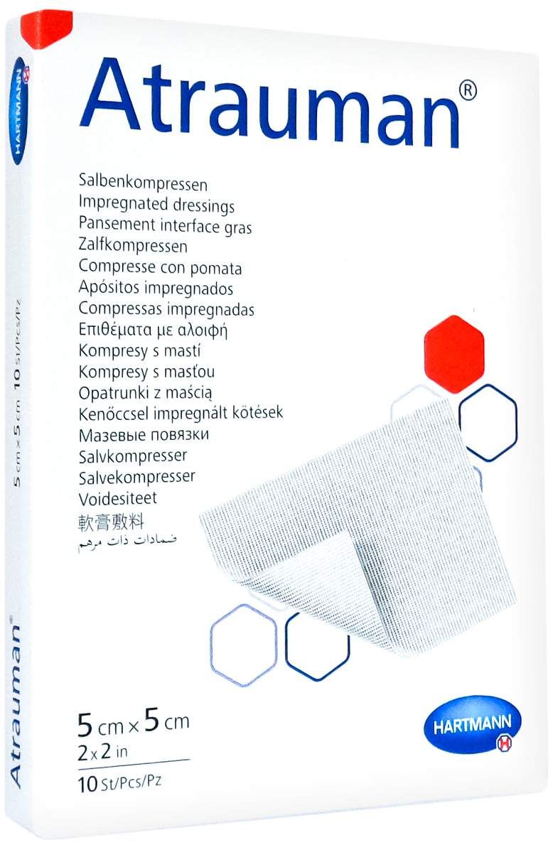 Atrauman 5 X 5 cm Steril Kompressen 10 Kompressen