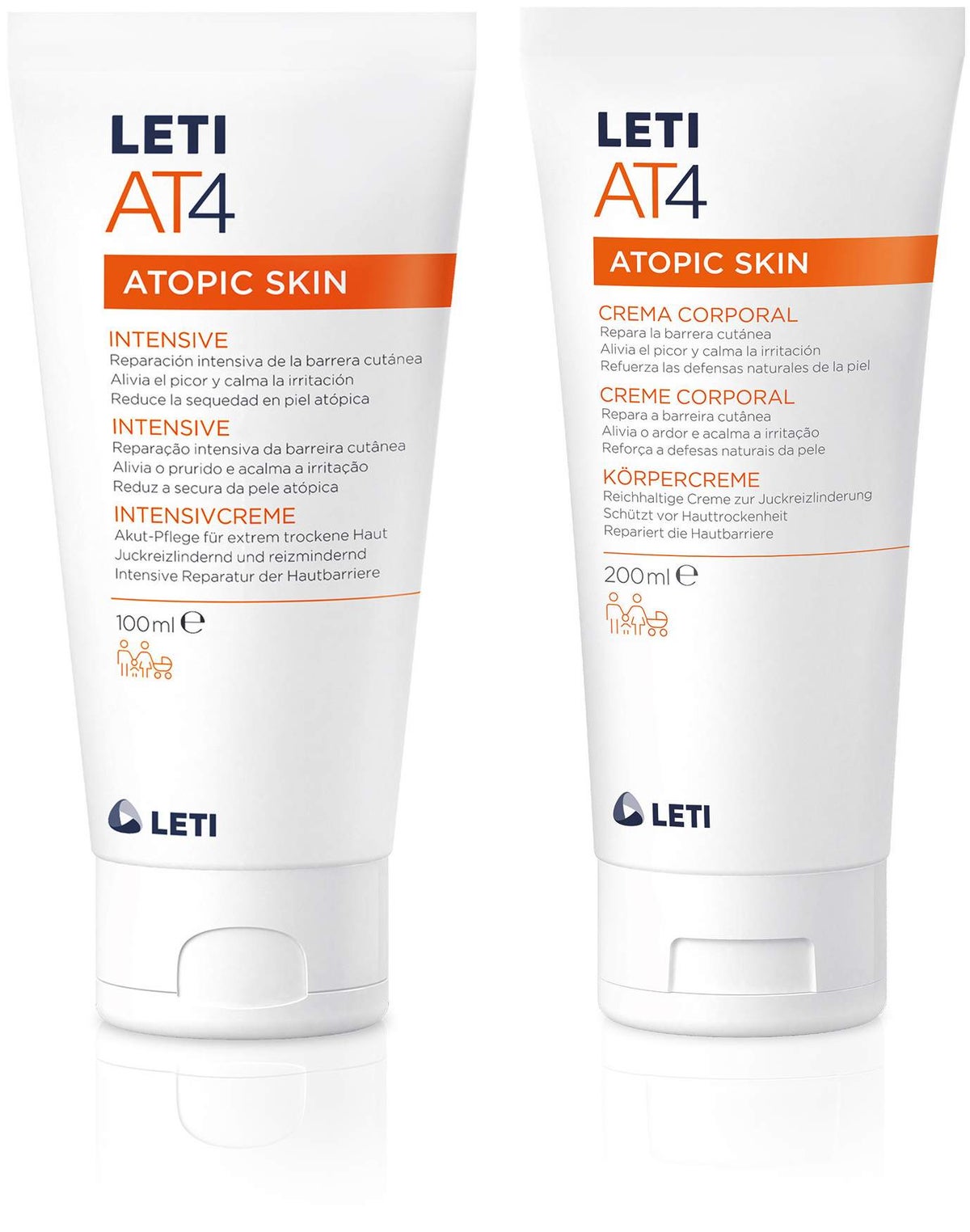 LETI AT4 Intensivcreme 100 ml + LETI AT4 Körpercreme 200 ml
