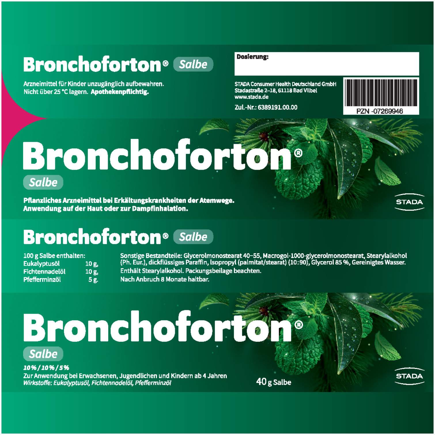 Bronchoforton Salbe 40 g