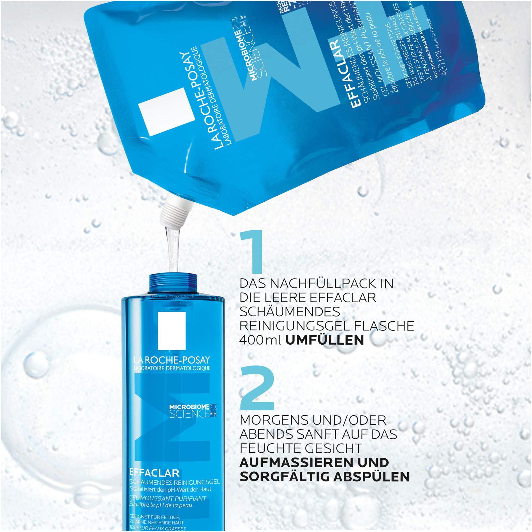 La Roche Posay Effaclar Foaming Gel Nachfüllpack 400 ml