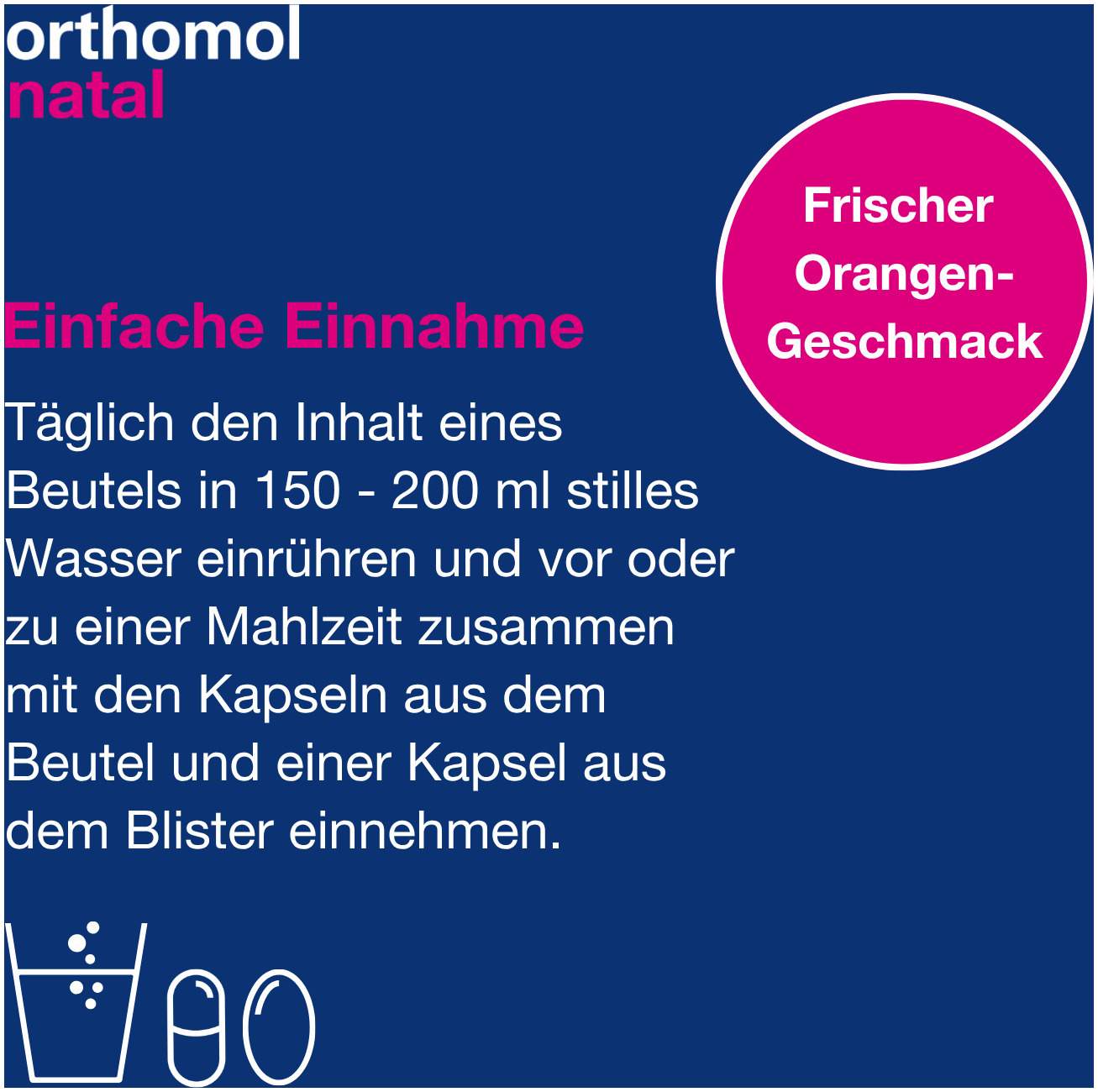 Orthomol Natal Granulat-Kapseln 30 Beutel 1 Kombipackung