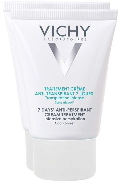 Vichy Deodorant Creme Anti Transpirant mit 7-Tage-Wirkung 2 x 30 ml Creme