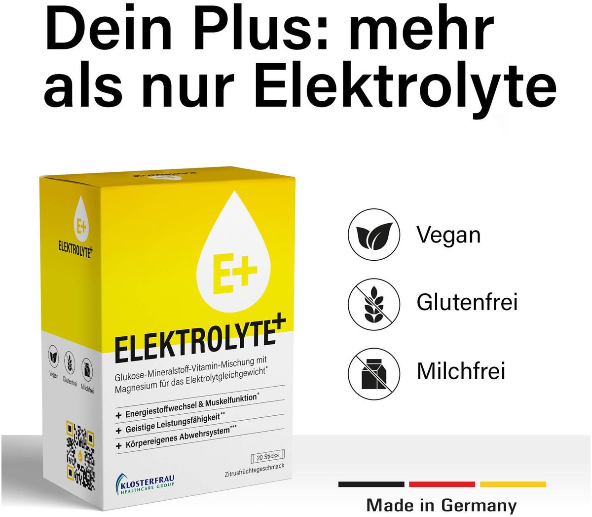 Elektrolyte+ Granulat 20 Sticks