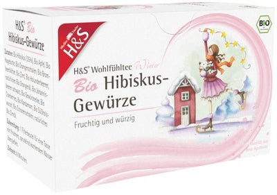 H&S Wintertee Bio Hibiskus-Gewürze 20 X 2.5 G Filterbeutel