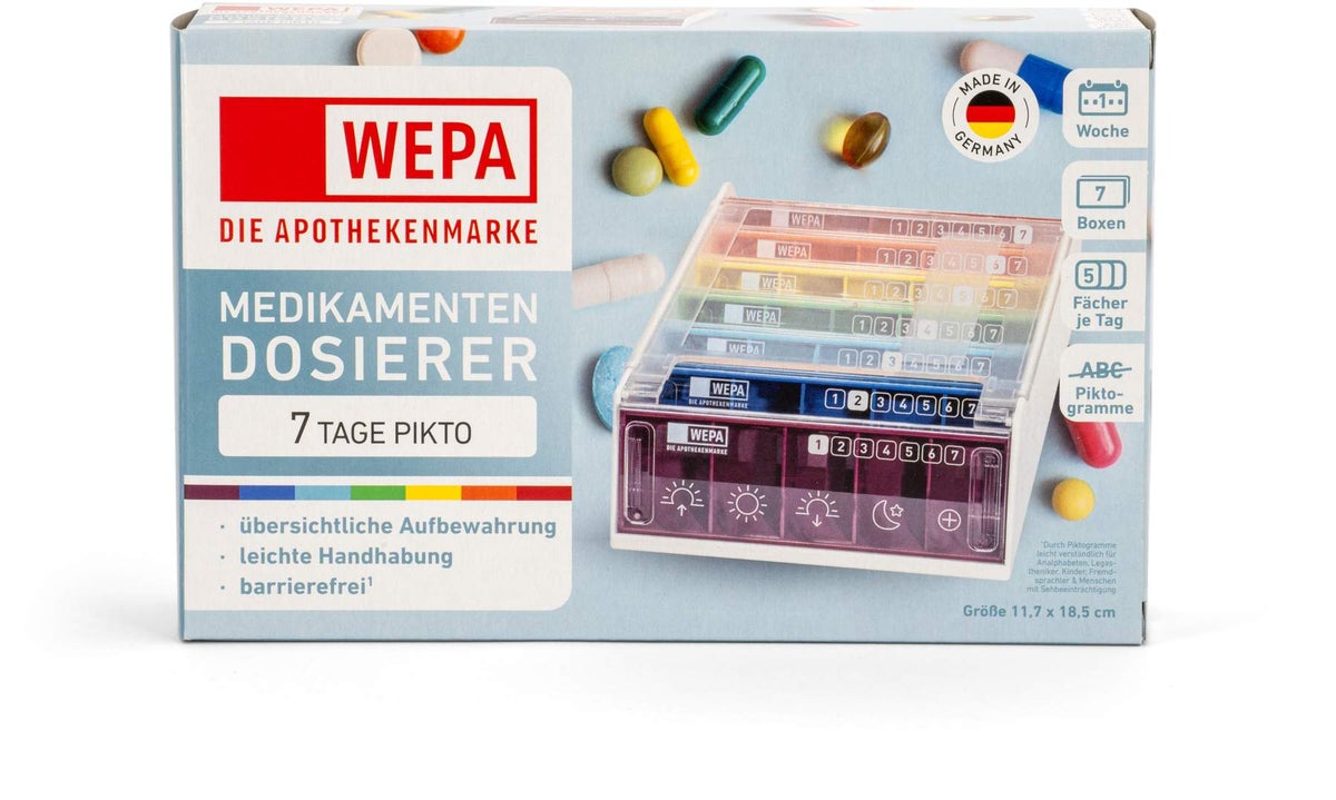 WEPA 7 Tage Wochenmagazin Regenbogen-Piktogramme