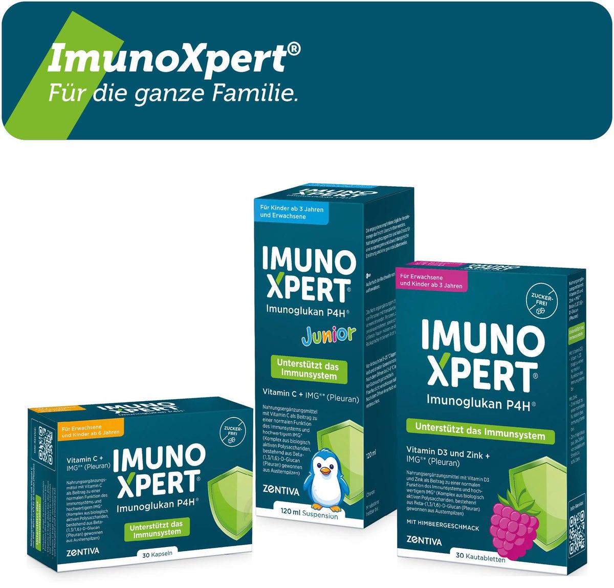 Imunoxpert Junior Suspension Vitamin C + Beta - Glucan 120 ml