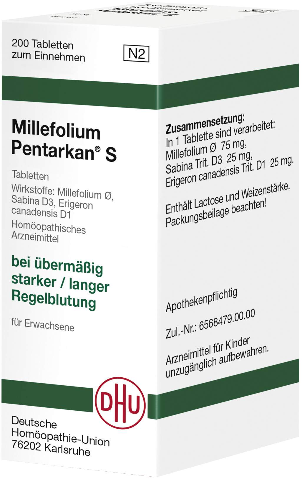Dhu Millefolium Pentarkan S Tabletten