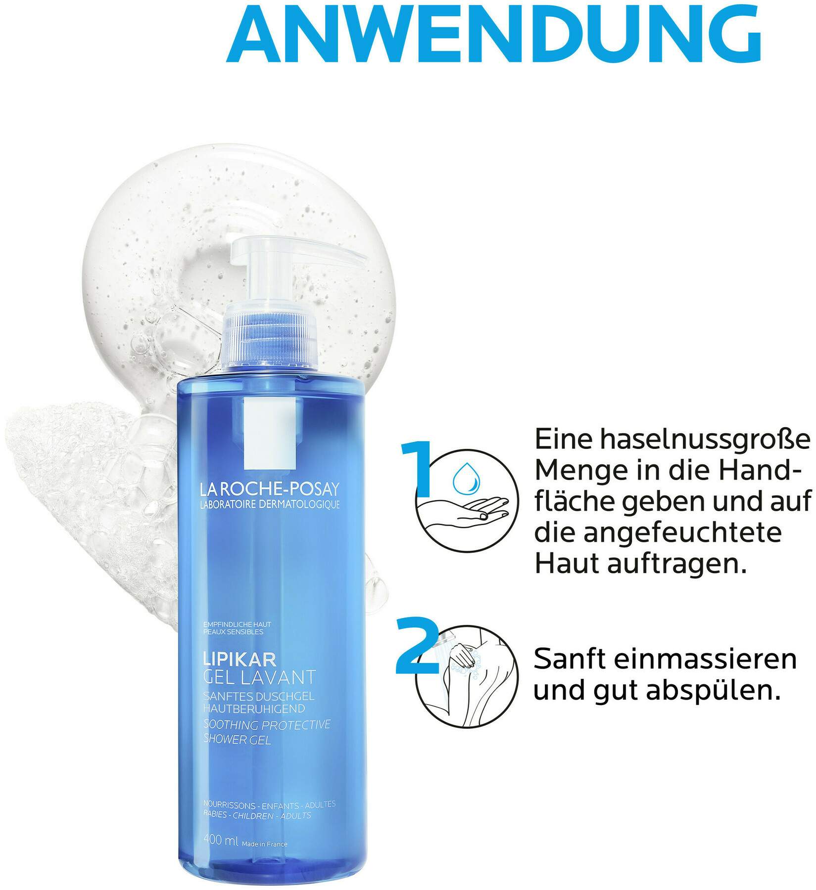 La Roche Posay Lipikar Gel Lavant 400 ml