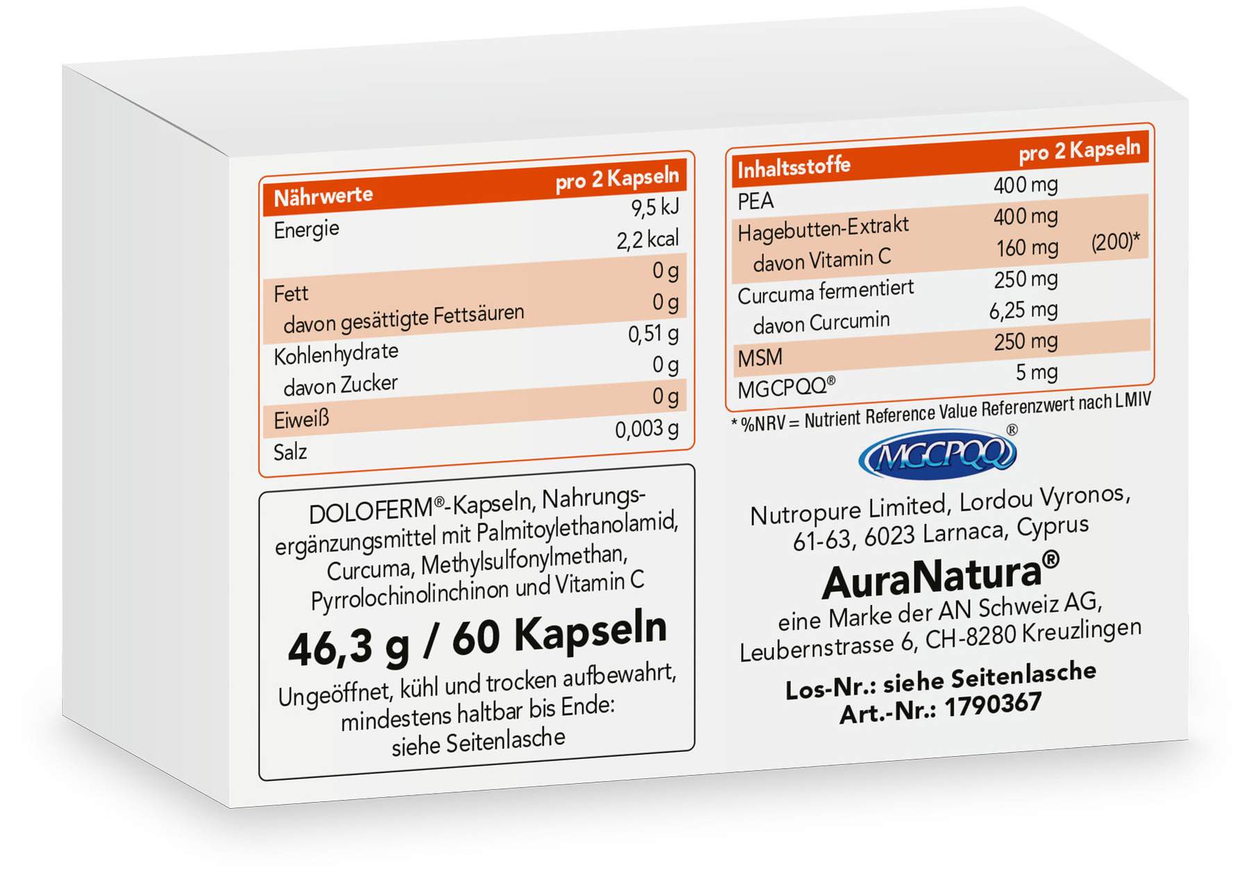 Fermentura Doloferm 60 Kapseln