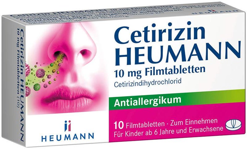 Cetirizin Heumann 10 mg 10 Filmtabletten