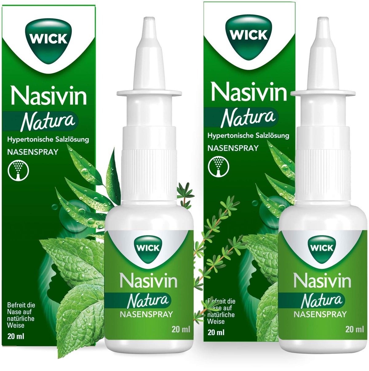 Wick Nasivin Natura 2 x 20 ml Nasenspray