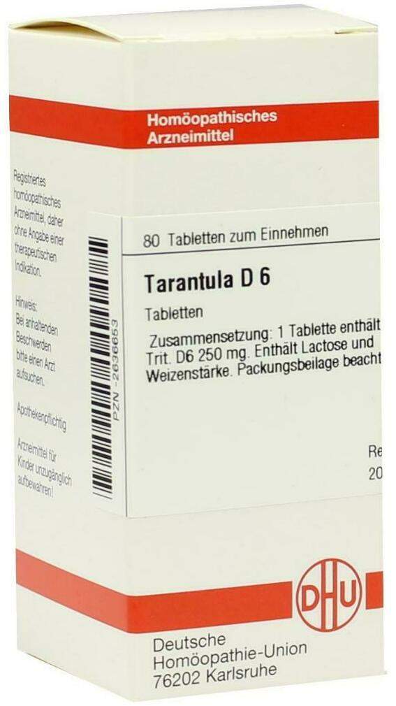 Dhu Tarantula D6 80 Tabletten