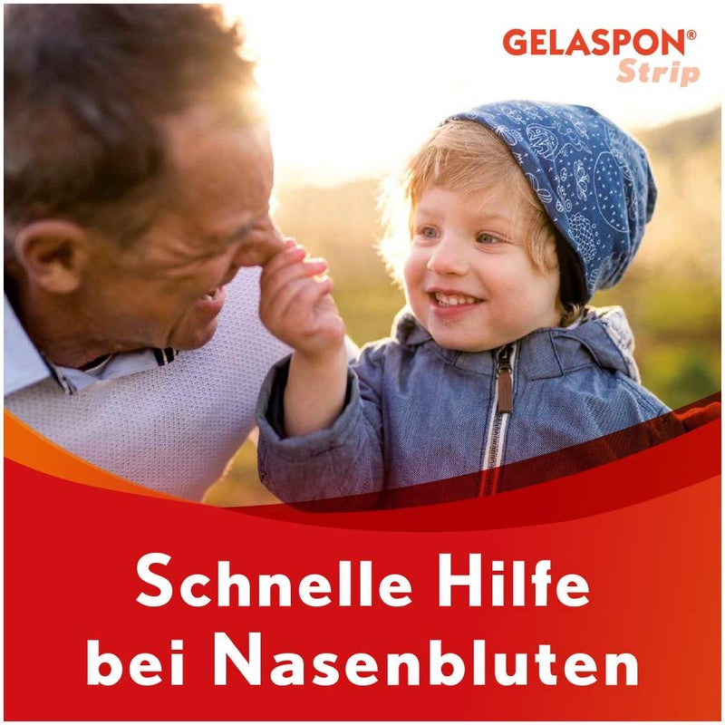 Gelaspon Strip 1 X 1 X 4 cm Gelatineschwamm 4 Stück