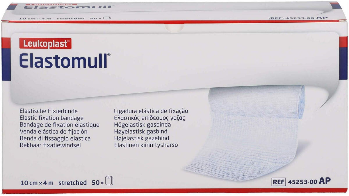 Elastomull 10 cm X 4 M Elast. Fixierb. 45253 50 Stück